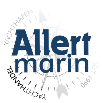 Ein Bild mit einem schwarzen Hintergrund, das einen Kompass mit einer blauen Pfeilspitze in der oberen linken Ecke zeigt, umgeben von einer großen blauen Textschrift, die 'Alert marin' lautet.