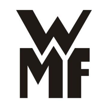 Schwarzes Logo mit den großen Buchstaben W, M, F, und E übereinander auf weißem Hintergrund.